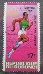 Poštová známka Burundi 1976 LOH Montreal, sprint Mi# 1265