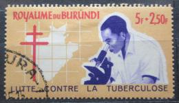 Poštová známka Burundi 1965 Boj proti tuberkulóze Mi# 139