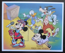 Poštová známka Gambia 1997 Disney, Minnie Mi# Block 345 Kat 12€