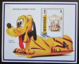 Poštová známka Guyana 1996 Disney, staré hraèky Mi# Block 517