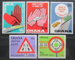 Poštové známky Ghana 1974 Øízení vpravo Mi# 572-76