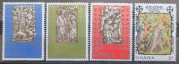 Poštové známky Ghana 1974 Ve¾ká noc Mi# 540-43
