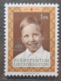 Poštová známka Lichtenštajnsko 1970 Princ Václav, Èervený kríž Mi# 526 