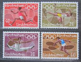 Poštové známky Lichtenštajnsko 1972 LOH Mnichov Mi# 556-59
