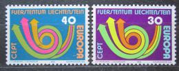 Poštové známky Lichtenštajnsko 1973 Európa CEPT Mi# 579-80