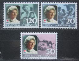 Poštové známky Lichtenštajnsko 1985 Knìžna Gina, Èervený kríž Mi# 875-77
