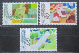 Poštové známky Lichtenštajnsko 1988 Kampaò pro venkov Mi# 939-41 Kat 5.50€
