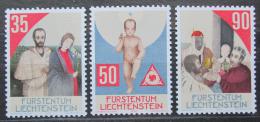 Poštové známky Lichtenštajnsko 1988 Vianoce Mi# 954-56