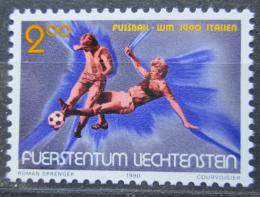 Poštová známka Lichtenštajnsko 1990 MS ve futbale Mi# 987 Kat 3.50€