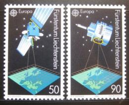 Poštové známky Lichtenštajnsko 1991 Európa CEPT, prùzlum vesmíru Mi# 1011-12