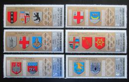 Poštové známky Jemen 1968 Znaky olympijských mìst Mi# 832-37 Kat 7€