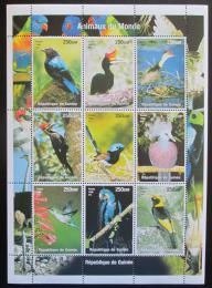 Poštové známky Guinea 1998 Vtáci Mi# N/N - zväèši� obrázok