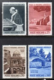 Poštové známky Vatikán 1964 Pou� papeže Pavla VI. do Svaté zemì Mi# 442-45