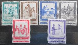 Poštové známky Vatikán 1965 Svatoøeèení muèedníkù z Ugandy Mi# 471-76
