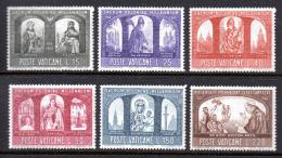 Poštové známky Vatikán 1966 Christianizace Polska, 1000. výroèie Mi# 502-07