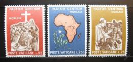 Poštové známky Vatikán 1969 Cesta papeže do Ugandy Mi# 550-52