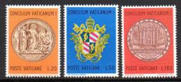 Poštové známky Vatikán 1970 První vatikánský koncil, 100. výroèie Mi# 561-63