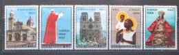 Poštové známky Vatikán 1970 Papež v Austrálii a na Filipínách Mi# 572-76
