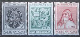 Poštové známky Vatikán 1972 Basilius Bessarion Mi# 610-12