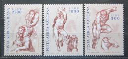 Poštové známky Vatikán 1976 Fresky Mi# 675-77