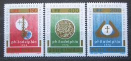 Poštové známky Vatikán 1976 Mezinárodní eucharistický kongres Mi# 680-82