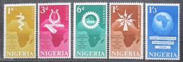 Poštové známky Nigéria 1962 Konference afrických zemí Mi# 114-18