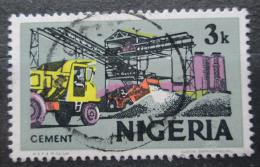 Poštová známka Nigéria 1975 Výroba cementu Mi# 275 II X