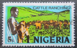 Poštová známka Nigéria 1973 Stádo skotu Mi# 276 I Y b