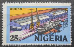 Poštová známka Nigéria 1977 Prístav Mi# 284 II X