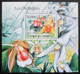 Poštová známka Komory 2011 Orchideje Mi# Block 615 Kat 13€