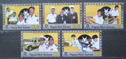 Poštové známky Papua Nová Guinea 2007 Záchranári Mi# 1277-81 Kat 8.50€