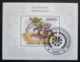 Poštová známka Komory 2009 Dinosaury Mi# Block 565 Kat 15€