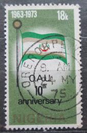 Poštová známka Nigéria 1973 Štátna vlajka Mi# 291