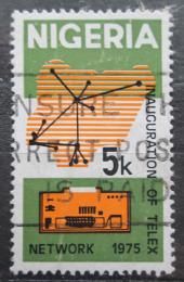 Poštová známka Nigéria 1975 Mapa Nigéria Mi# 310