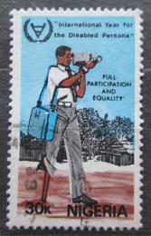 Poštová známka Nigéria 1981 Medzinárodný rok postižených Mi# 384