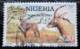 Poštová známka Nigéria 1993 Antilopa koòská Mi# 609