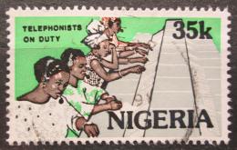 Poštová známka Nigéria 1986 Telefonní ústøedna Mi# 481