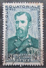 Poštová známka Francúzska Rovníková Afrika 1951 Pierre Savorgnan Mi# 286