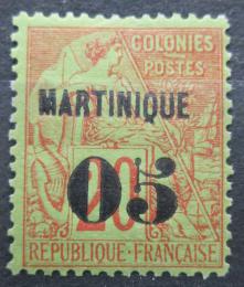 Poštová známka Martinik 1891 Koloniální alegorie pretlaè Mi# 6 Kat 19€