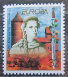 Poštová známka Lotyšsko 1997 Európa CEPT Mi# 453