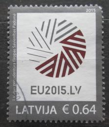 Poštová známka Lotyšsko 2015 Prezidentství v Radì Evropy Mi# 928