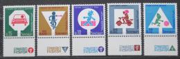 Poštové známky Izrael 1966 Bezpeènos� silnièního provozu Mi# 360-64