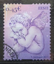 Poštová známka Estónsko 2011 Vianoce Mi# 717