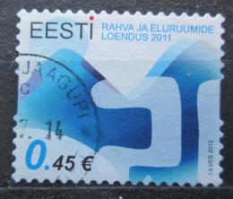 Poštová známka Estónsko 2012 Sèítání lidu Mi# 720
