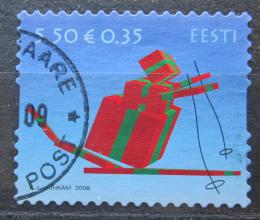 Poštová známka Estónsko 2008 Vianoce Mi# 627