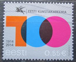 Poštová známka Estónsko 2014 Akademie umenie Mi# 804