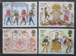 Poštové známky Ve¾ká Británia 1981 Európa CEPT, folklór Mi# 867-70