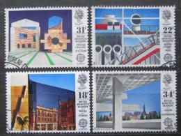Poštové známky Ve¾ká Británia 1987 Európa CEPT, moderní architektura Mi# 1105-08