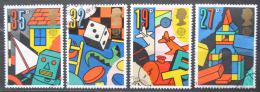 Poštové známky Ve¾ká Británia 1989 Európa CEPT, dìtské hry Mi# 1202-05 Kat 5.50€