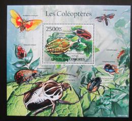 Poštová známka Komory 2011 Chrobáky Mi# Block 617 Kat 13€